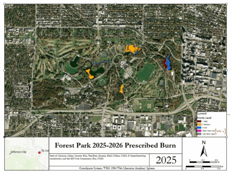 Now Entering Prescribed Burn Season in Forest Park, Through April 2026
